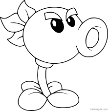 Plants vs zombies coloring pages Plants Vs Zombies Coloring Pages Coloringall