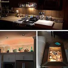 Glossy countertops, such as granite and other types of stone, can produce a lot of glare if the light is too bright.to decrease the amount of reflection, choose fixtures with a lower lumen value or a lens to help diffuse. Szokled Under Cabinet Lighting Wireless Remote Control Led Closet Lights Battery Operated Kitchen Counter Light Bar Stick On Portable Magnetic For Wardrobe Hallway Stairs Timer Dimmable 3 Color Pricepulse