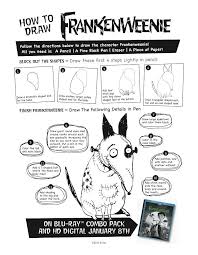 Frankenweenie Tim Burton Art Art Lessons Middle School Drawings