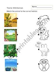 Animal Habitats Esl Worksheet By Johnnym Worksheets Times Tables Printable Math Slogans Animal Habitats Worksheets Worksheets Count On Worksheets 1st Grade Comparison Word Problems 2nd Grade Worksheets Math Homework Sheets For 5th
