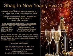 Shag In 2020 New Years Eve Embassy Suites By Hilton Greenville Golf Resort Conference Center 31 December To 1 January