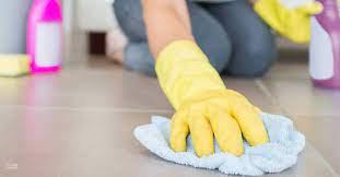 Here are the ingredients for the cleaning chemical. How To Clean Floor Grout Without Scrubbing