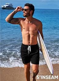 JMIERR Mens Athletic Shorts Casual Drawstring Summer Quick Dry Beach  Stretch Waist Gym Work Basketball Workout Running Shorts with Pockets, S,  Black at Amazon Men's Clothing store