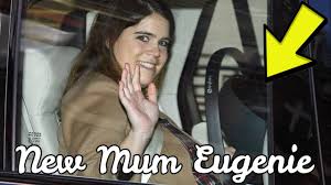 New photos show princess eugenie smiling as she leaves the hospital days after welcoming her first child, a boy, with husband jack brooksbank. Glowing New Mother Princess Eugenie Leaves Hospital With Her Baby Son Youtube