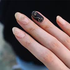 Hailing From Korea This Wire Work Nail Art Trend Is Set To Be Big Beauty News In 2017 Trust Us You 39 Ll Want To G Work Nails Minimalist Nails Korean Nails