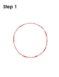 Draw the shape of the head along the edge of the initial circle. How To Draw Goofy