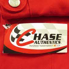 Chase authentics miller life nascar jacket. Nascar Racing Jacket Womens S Embroidered Budweiser Chase Authentics Red The Clothing Vault