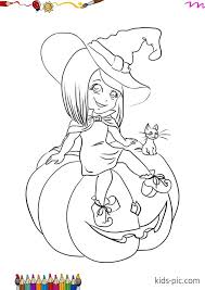 These free, printable halloween coloring pages for kids—plus some online coloring resources—are great for the home and classroom. 21 Free Halloween Witches Coloring Pages Kids Pic Com