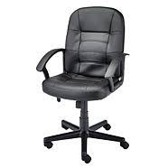 The coated base with black end caps and dual wheel carpet casters add ease of mobility to this product. Fabric Office Chair Canadian Tire