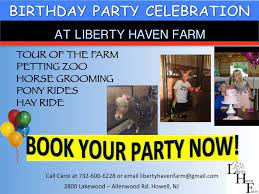 Maybe you would like to learn more about one of these? Liberty Haven Farm Birthday Parties