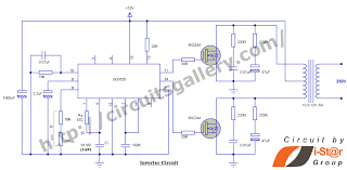 This article describes simple inverter using sg3524 ic, and the concrete circuit diagram and principle analysis. Inverter Basic Circuit Diagram Beautiful Simple Pwm Inverter Circuit Diagram Using Pwm Chip Sg3524 Eletronica Diagrama Eletronicos