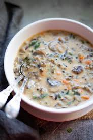 If you would like to make more of a cream of broccoli soup, just use an immersion blender to. Instant Pot Mushroom Wild Rice Soup Piping Pot Curry