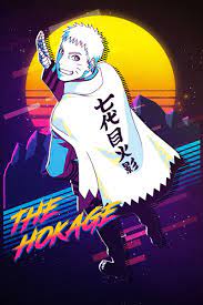 Naruto Uzumaki The Hokage Poster By 80sretro Displate In 2021 Naruto Wallpaper Naruto Uzumaki Naruto And Sasuke Wallpaper