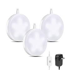 Le Led Puck Lights Kitchen Under Cabinet Lighting Kit 510 Lumens 50 Directnine Japan