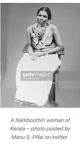 A Namboothiri Brahmin lady of Malabar in early 1900s : rKerala