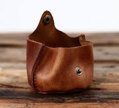 L Escarcelle Naturel Sacs En Cuir Fait Main Diy En Cuir Petit Sac En Cuir