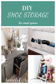 Filled with sponge and cotton linen fabric as the cover, the cushion is breathable, removable, and easy to clean. Creative Diy Shoe Storage Ideas For Small Spaces