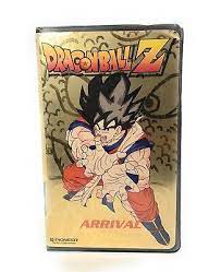 Not in the dragonball gt or z series, but in the dragonball z movie. Dragonball Z Arrival Vhs Funimation 1997 English Gold Artwork 13023014039 Ebay
