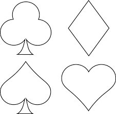 Retrouvez toutes les cartes à imprimer pour fêter les événements en famille, ou avec vos amis. Les Symboles Des Cartes Tapis De Carte Carte A Jouer Carte De Jeux A Imprimer