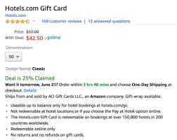 Enter gift card pin code (8 digits) please enter pin. Amazon Discounted Hotels Com Gift Cards Points Miles Martinis