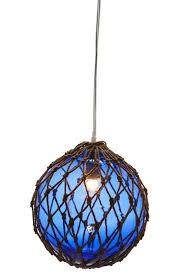 Lampe Fischerkugel Blau Dekoration Lampe Schlafzimmer Lampe