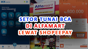 Besaran tersebut yaitu rp 5.000 per transaksinya. Cara Setor Tunai Bca Di Alfamart Menggunakan Shopeepay Youtube