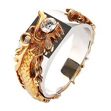 Pakaian daripada dan perhiasan diri mengikut kaum aspek tersiratnya mencerminkan adab dan dan etnik di malaysia. New Style Domineering Male Dragon Ring Personality Crystal Men Cool Wedding Rings Jewelry Wholesale Drop Shipping Buy At The Price Of 1 32 In Aliexpress Com Imall Com