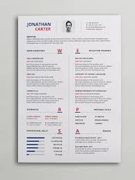 Modern Resume Template Psd Word