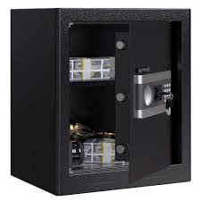 Digital Security Safe Box Slypnos Large Lock Box 1 53 Cubic Feet Proceed To The Product At The Image Link Security Safe Box Best Home Safe Security Safe