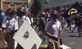 Avancer masqué derrière des prétextes. Des Drapeaux De Generation Identitaire Presents A La Manifestation De Charlottesville The Times Of Israel