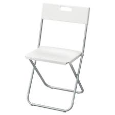 Objectif chaise pliante sur selency. Gunde Chaise Pliante Blanc Ikea