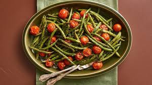 Blistered Green Beans And Cherry Tomatoes Recipe Finecooking Green Beans Cherry Tomato Recipes Fine Cooking