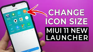 Change Icon Size With New Miui 11 Launcher Download Now Youtube