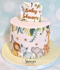 Baby Shower Cake Animal Baby Shower Cake Jungle Baby Shower Cake Safari Baby Shower Cake