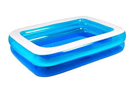 Jilong Rectangular Inflatable Kiddie Pool Blue 79 X 59 X 20 Children Swimming Pool Summer Water Fun Kiddie Pool