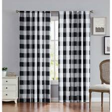 Black Buffalo Plaid Curtains Wayfair