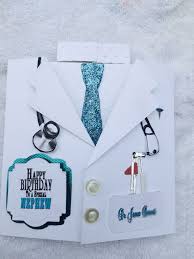 Simple Birthday Wishes For Medical Students Birthday Card For Nephew Doctor Using Spellbinders Die Masculine Creative Cards Themed Cards Inspirational Cards