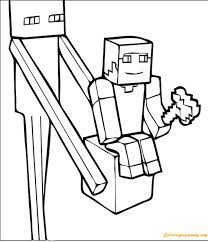 Minecraft wither storm coloring pages enderman mobs ender dragon. Enderman Minecraft Coloring Pages Cartoons Coloring Pages Coloring Pages For Kids And Adults