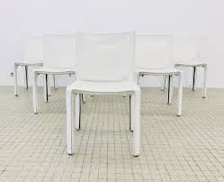 57 results for dining chairs set of 6. Set Of 6 Cassina Cab 412 White Leather Dining Chairs By Mario Bellini 122996