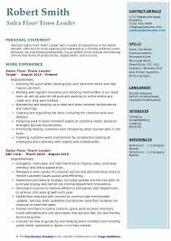 Maintain an effective system of controls to reduce exposure and thereby minimise risk. Sales Leader Cv August 2021