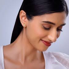 Gold Joy Whirl Diamond Earrings