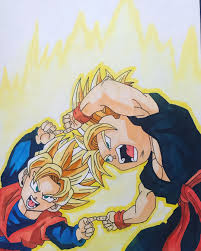 Trunks And Goten Fusion Dance Total Drawing Time 3 Hrs Suggested By Blakehunt3006 If You Ha Dragon Ball Art Dragon Ball Wallpapers Dragon Ball Tattoo