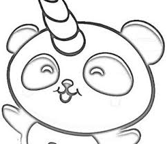 Disegni di kawaii da colorare stampa personaggi insoliti. Disegno Unicorno Kawaii Da Stampare Gratis E Colorare Per Bambini