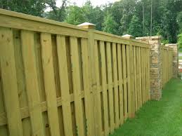 Shadow Box Fence With Trimmed Top Wood Fence Design Shadow Box Fence Fence Design