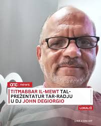 B'dispjaċir kbir inwasslu l-aħbar li ħallina Peter Borg. Kondoljanzi  lill-familjari u ħbieb tieghu għal din it-telfa. Aghtih O Mulej lmistrieh  ta dejjem id dawl ta dejjem jiddi fuqu jistrieh fis sliem Amen