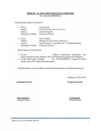 15 Contoh Surat Berita Acara Untuk Berbagai Keperluan Contoh Surat