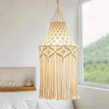 The most common boho chic bedroom material is cotton. Handmade Macrame Light Shade Chandeliers Hanging Lamp Cover Boho Chic Decor Special Discount Fc389 Goteborgsaventyrscenter