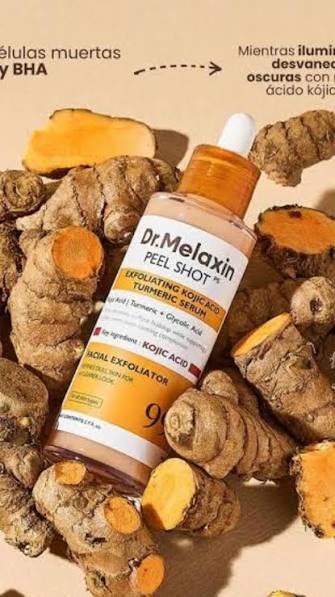 Dr Melaxin Peel Shot Exfoliating Kojic Acid Turmeric Serum 80ml Haz  realidad una piel radiante y suave con el Peel Shot Exfoliating Kojic Acid  Turmeric Serum de Dr.Melaxin. Su fórmula elimina suavemente