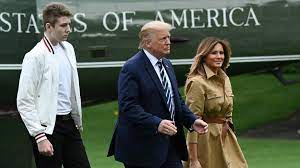 His son, eric, 36, is currently the tallest of his children, standing. Covid Trump S Son Barron Had Coronavirus Says First Lady Bbc News