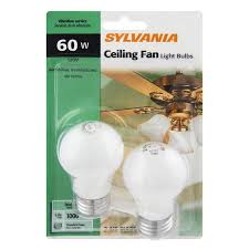 Installing a ceiling fan is easier than you think & kichler is here to help. Sylvania 60 Watt Ceiling Fan Light Bulbs 2 Ct Instacart